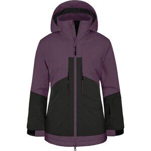 Women's Blackberry Cordial Purple Snowboarding Snow Ski Jacket Hooded Coat